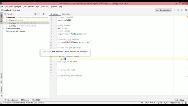 How To Send email using python - Plain Text