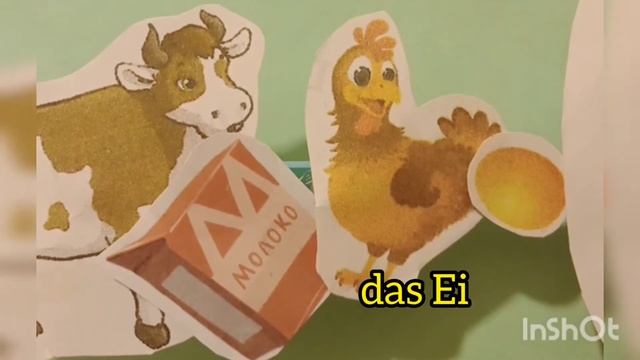 Девочка и полезная еда. Сказка. Название продуктов на немецком. смотреть онлайн