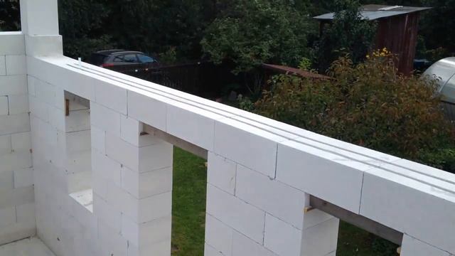 Армирование оконных и дверных перемычек из полнотелых блоков смотреть онлайн