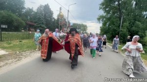 Полдомасово. ❤️Отец Николай возрождает старый храм. Крестный ход с Богородицей. Летопись Нафанаила