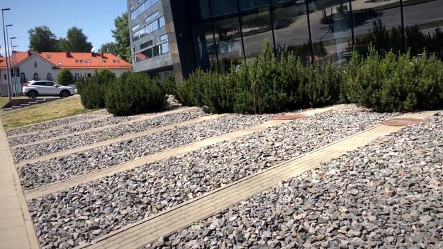 A walk through the Zhirmunai district and the Northern town in Vilnius, HD