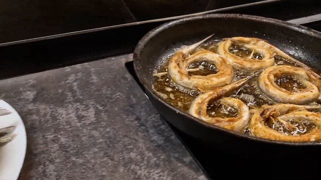 #fish  на сковороде Черноморская рыба-игла #dinner #ужин