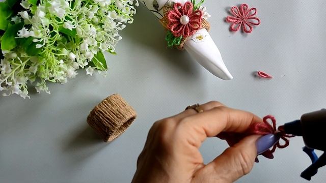Кольца для сервировочных салфеток из джута своими руками 3 варианта Быстро и красиво МК\Master diy