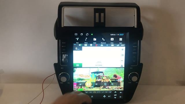 Магнитола в стела Tesla для Toyota Prado 150 (2013 - 2018) от MegaZvuk смотреть онлайн