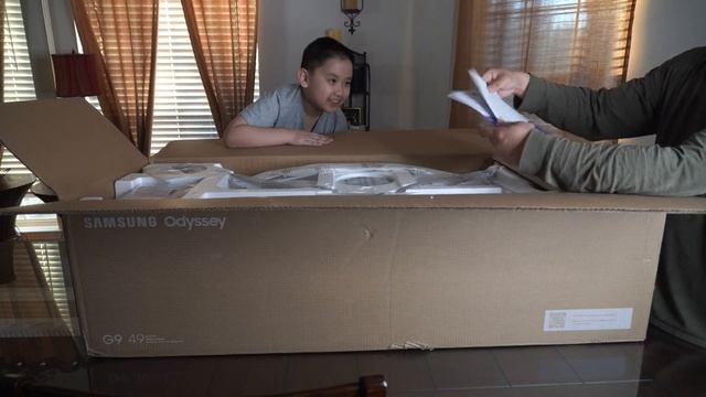 4K | Samsung ODYSSEY G9 Gaming Monitor Unboxing смотреть онлайн