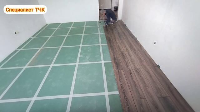 Подложка зелёный лист 3мм. Как укладывать ламината на поддержку своими руками ?