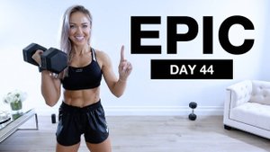 Caroline Girvan - Day 44 of EPIC _ PURE GRIT Full Body Dumbbell Workout - ADVANCED COMPLEX