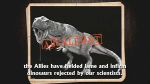 Dino D-Day T-Rex trailer