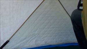 Трехслойная зимняя палатка СТЭК КУБ 1