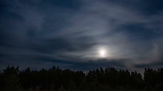 Лунное гало в Мещере|Moon Halo In Meschera 25 05 2021