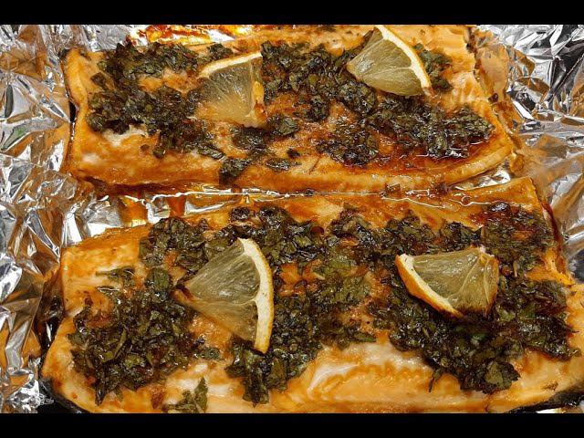 Рыба с чесночным соусом смотреть онлайн