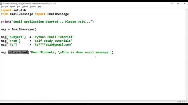Python Email Tutorial || How to send email using python