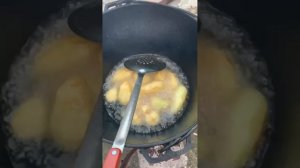 Казан кебаб из курицы #готовимдома #казанмангал #блюдаизкурицы #казанкебаб #костер #картошка #овощи