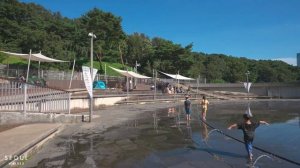 Saturday Afternoon Walk in Gwanggyo Lake Park Ambience Sounds Korea