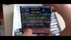 Все мои аудиокассеты SONY собранные с 12.02.2020. All my SONY audio cassettes collected from 2020.