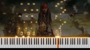 Pirates of the Caribbean OST - Jack Sparrow on Piano [FREE MIDI]