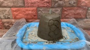 ПРОСТОЙ ГОРШОК ИЗ БЕТОНА СВОИМИ РУКАМИ /  SIMPLE CONCRETE POT - DIY