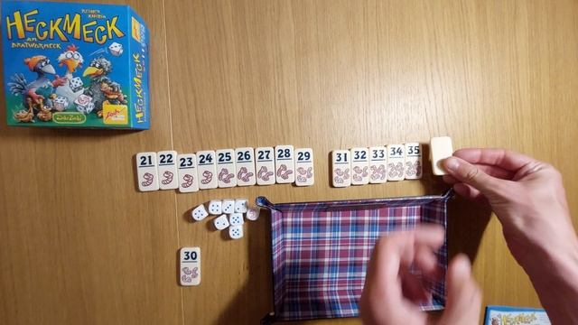 Pickomino / Heck Meck - How to set up play and review board game by * AmassGames * 4K dice children смотреть онлайн