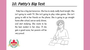 Story 10: Patty's Big Test | Short Stories 2