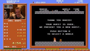Super Mario Bros. Speedrun in 4:54.17 (April Fools)