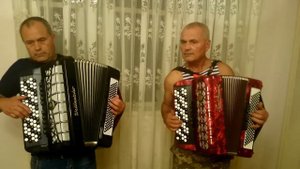 Баянисты - братья Александр и Владимир Федосеевы