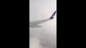 Анталья Казань рейс TK3978 28 августа 2023 полёт, снижение,  уход на второй круг.