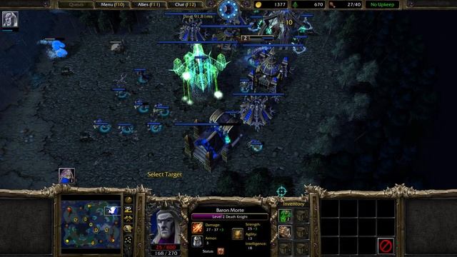 Warcraft 3 Multiplayer Online IraSalvaje(UD) vs ZeroJustice(HUM) смотреть онлайн