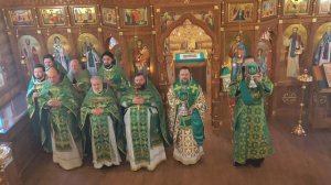 09.11.22 Прп. Нестора Летописца,  печерского. Богослужение в монастыре возглавил митр. Амвросий.