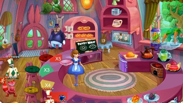 Alice's Tea Cup Madness - Rabbit's House, Level 44 - 47 (#11) (Playthrough) (PC/HD 1080p) смотреть онлайн