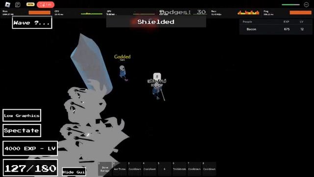 Undertale Soul Ops Boss Rush: AU's Destruction bad time sans(wave) смотреть онлайн