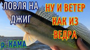 Ловля на ДЖИГ. СУДАКА мало ВЕТРА много!