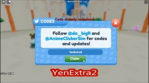 NEW UPDATE CODES [NEW BOSS EGG!] ALL CODES! Anime Clickers Simulator ROBLOX | March 13, 2022