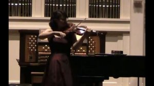 Ysaye Solo Violin Sonata 2 -- Ledah Finck Violin