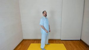 Ба Дуань Цзин. 3-е упражнение. Ложный вдох.