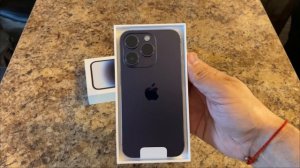 Обзор. Распаковка айфон 14 про, iPhone 14 pro . Краткий обзор открытия нового айфона.