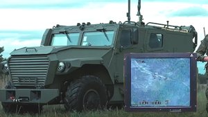 Россия автоматизирует войска, комплекс Планшет-М-ИР в машине Атлет