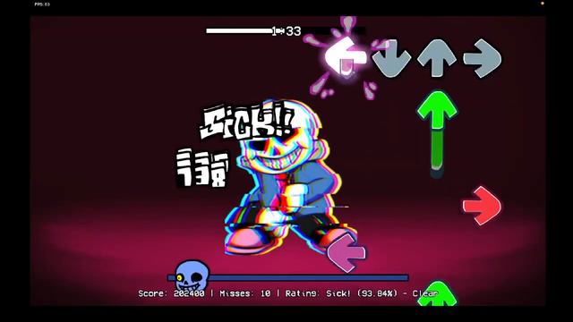 ［friday night funkin］sans but sings phantasm + download смотреть онлайн