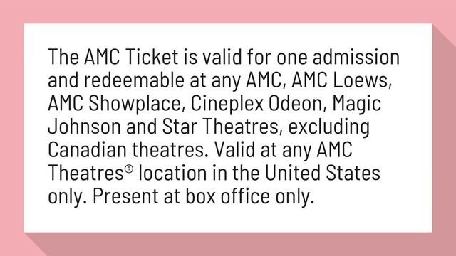 What is the AMC black ticket? смотреть онлайн