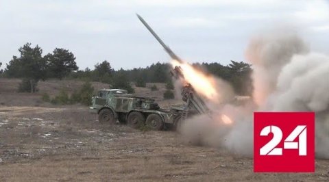 Реактивная артиллерия громит позиции противника на Херсонском направлении - Россия 24