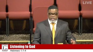 GBC Live Stream 9/19/2021 - Listening to God - Pastor Anthony Rhone