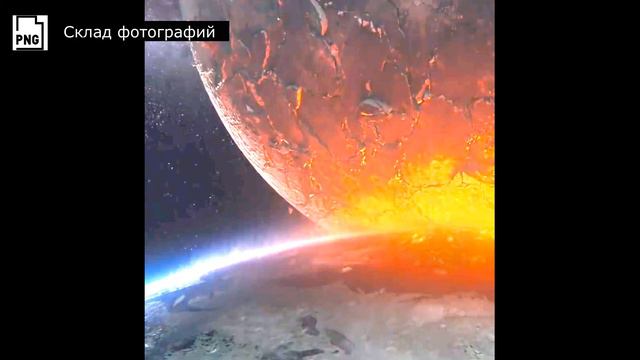 Падение ЛУНЫ на ЗЕМЛЮ фото смотреть онлайн