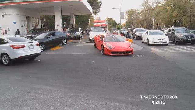 Ferrari 458 Italia Spider Acelerando - México DF смотреть онлайн
