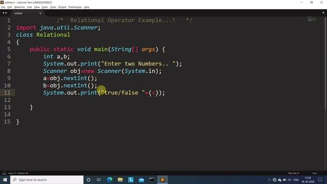 Relational Operators Example in Java (Hindi) | Learn Coding