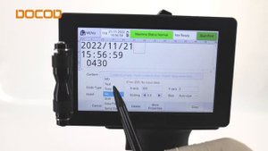 Портативный ручной струйный принтер маркиратор DOCOD G100E