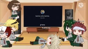 BNHA react to Deku as Kokichi Ouma //my au // (future deku as kokichi)