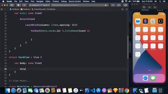 SwiftUI 2.0 JSON Parsing Using Our Own Kavsoft API - SwiftUI 2.0 Grids - SwiftUI 2.0 Tutorials смотреть онлайн