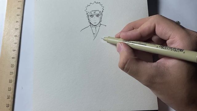 Как нарисовать Наруто в режиме отшельника | полный рост за 13 минут смотреть онлайн