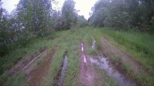 И так десятки километров. Дорога на рыбалку и с рыбалки! Велосипед и бездорожье...