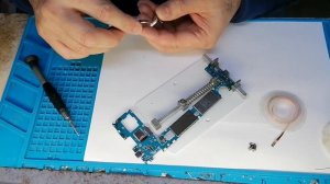 Samsung Galaxy J7 SM J710F Разборка Замена гнезда зарядки