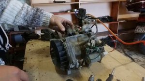 Разборка двигателя Хонда Дио 18